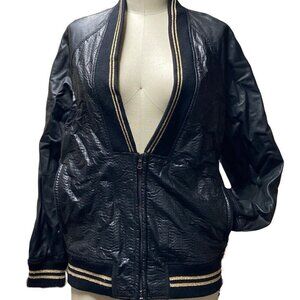 3.1 Philip Lim Leather Bomber Jacket | Black | Small | EUC!
